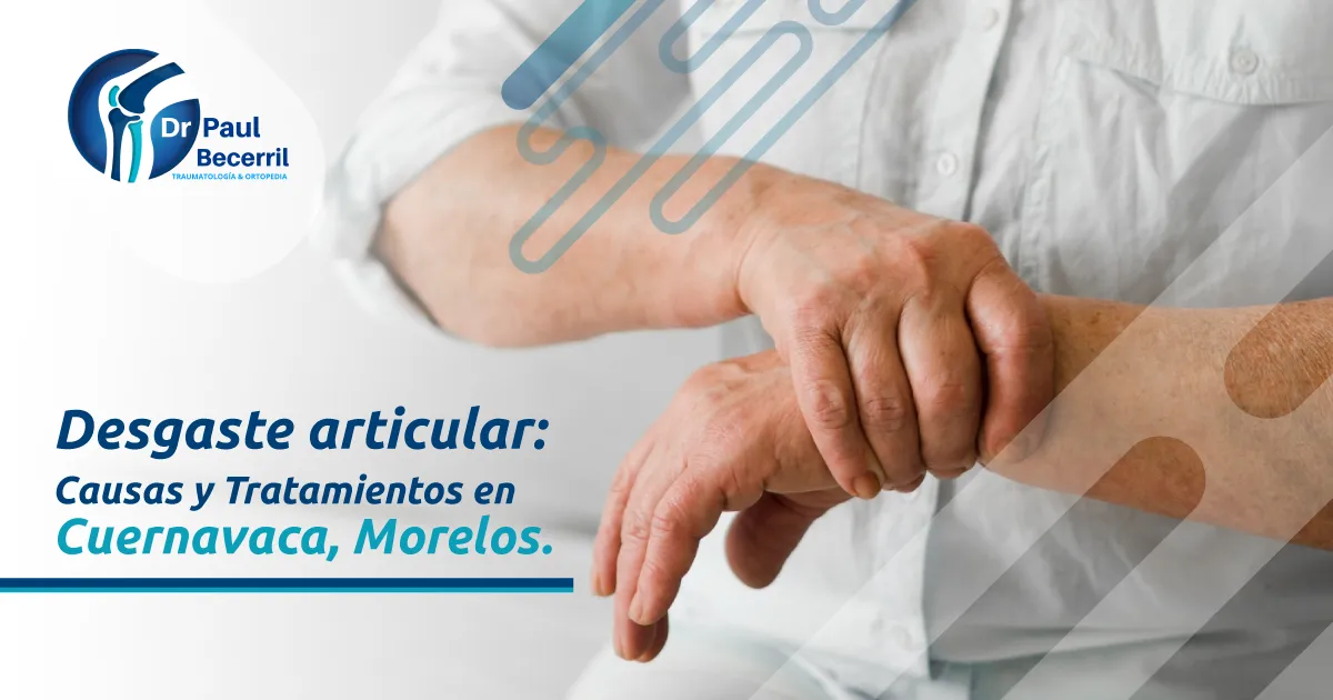 Radiografía de rodilla con desgaste articular