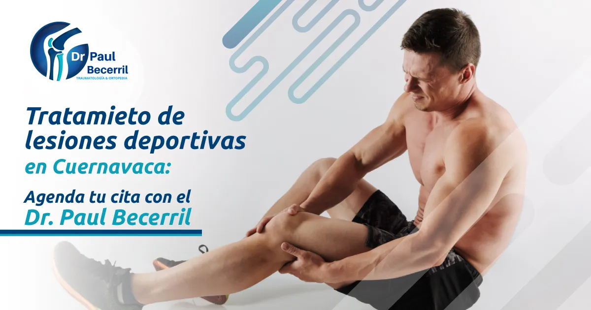 Atleta recibiendo tratamiento por una lesión deportiva